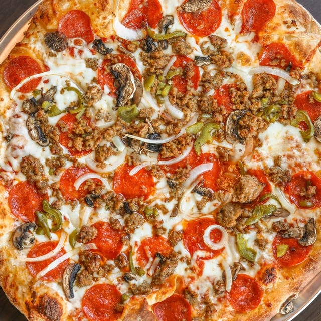 The Wedge-Supreme Pizza.
